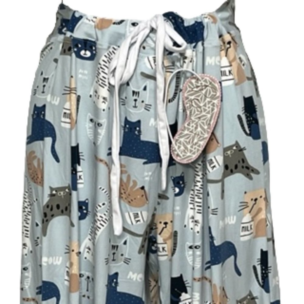 AMANDA BLU Cat Print Lounge P'Jama  Rama Pants Size XL NWT - Picture 6 of 11